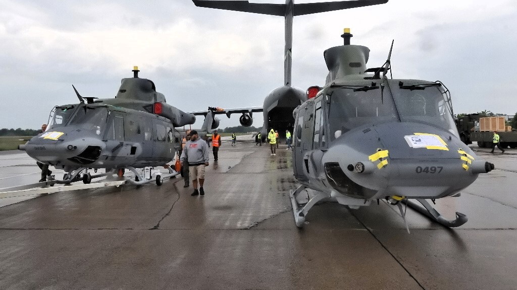 V ČR už jsou všechny vrtulníky H-1, poslední dva přilétly dnes