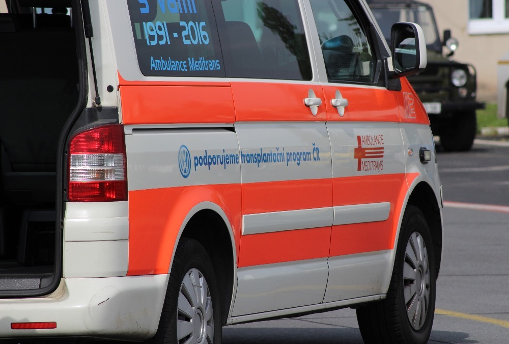 Sanitka Transplantačního centra Fakultní nemocnice Motol
