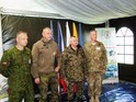  V rámci 212. mechanizované divize jsou začleněni i vojáci američtí a litevští. Také jejich velitelé se slavnostního předání zúčastnili