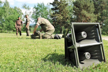 Zkouška slovenského systému hlasité reprodukce v rámci vysílání informativní zprávy