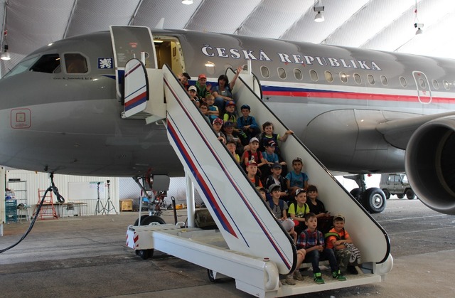 U letounu Airbus A-319