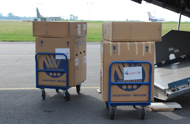 Krabice s invalidními vozíky