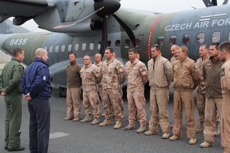8. jednotka během působení na Sinaji přepravila 4123 osob a 108 tun materiálu