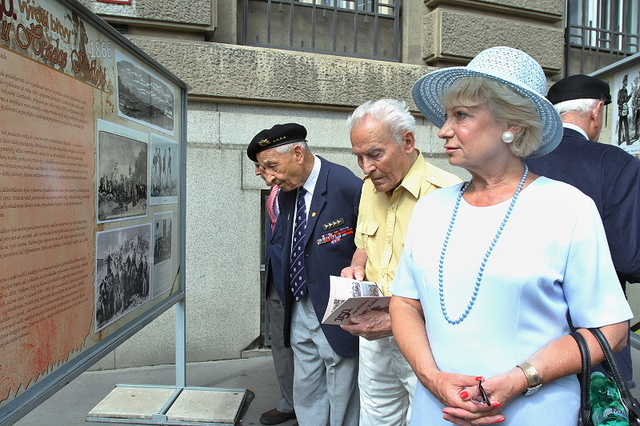 Na výstavu se přišli podívat i váleční veteráni