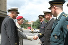 Generál Pavel zdraví členy delegace Ozbrojených sil Černé Hory