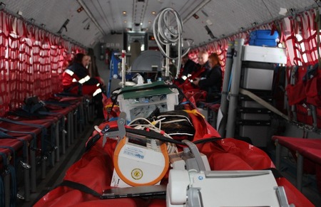ECMO podpora v letounu CASA C-295M