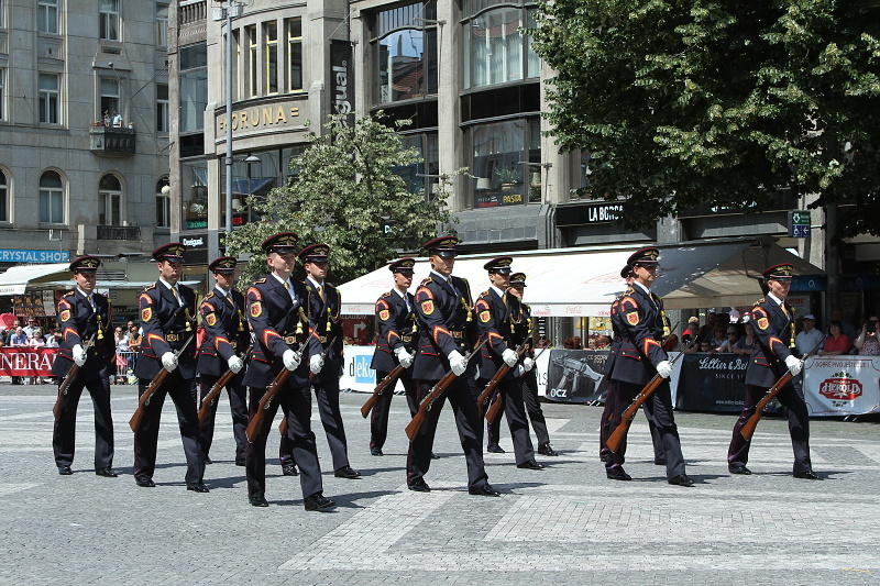 Exhibition performance of the Honour Guard of President of the Slovak Republic