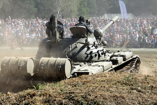 A T-55 tank