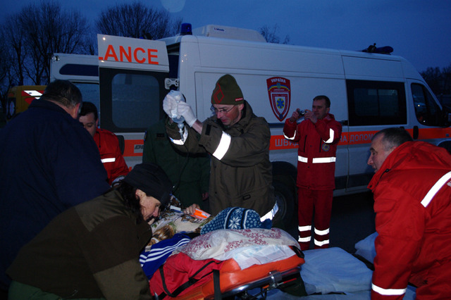 Naši lékaři přebírají pacienty od ukrajinských kolegů