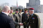 Z ceremoniálu u příležitosti návštěvy náčelníka Generálního štábu Ozbrojených sil Srbské republiky generála Ljubiši Dikoviče v ČR, který se uskutečnil na Vítkově (5)
