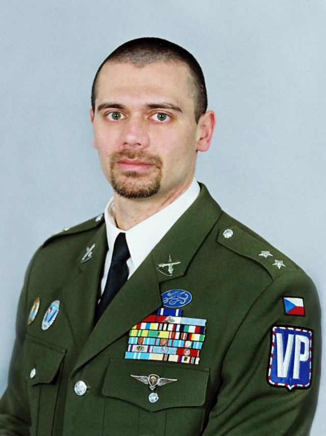 Jiří Schams v roce 2007, před výjezdem do Afghánistánu