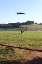 K mapování situace využívají i dron