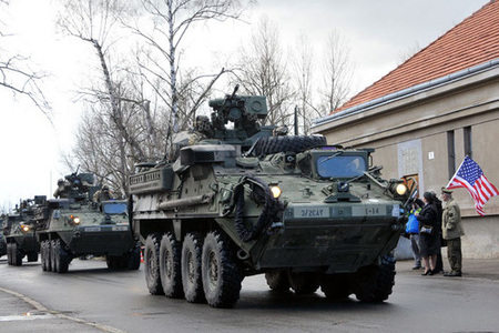 Ilustrační obrázek ke článkuPřesuny amerických vojáků v rámci cvičení Saber Guardian 2019