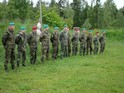 Na slavnostní ukončení kurzu Komando a předání certifikátů přijeli svým vojákům poblahopřát také jejich velitelé.