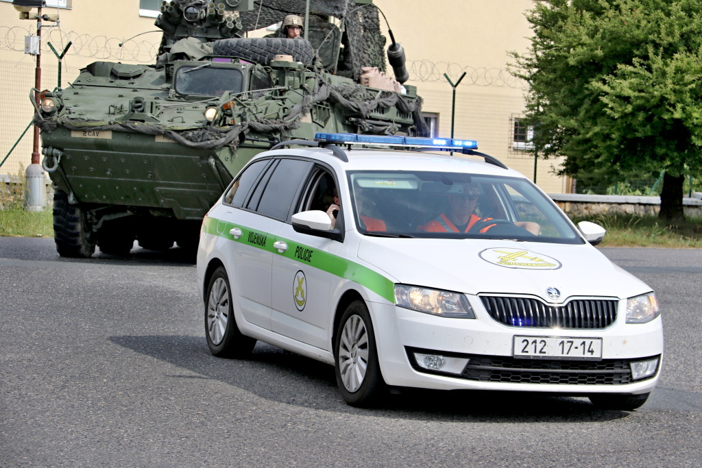 Konvoj provázela Vojenská policie