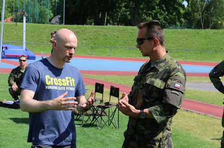 Major Zelinka z kapitánem Cimburkem