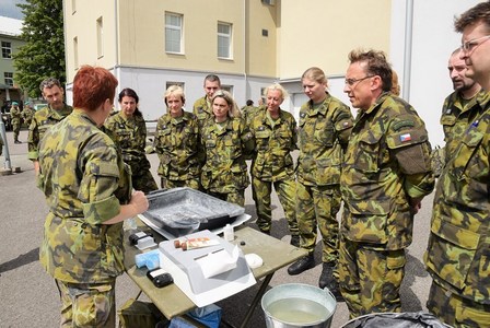 Aktivní záložníci z Těchonína při cvičení ukázali, že jsou rovnocennými partnery