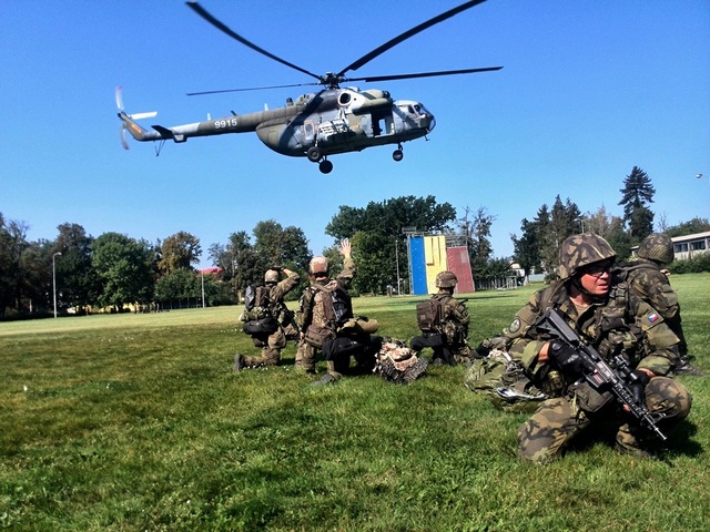MEDEVAC odlet na základnu