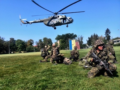 MEDEVAC odlet na základnu