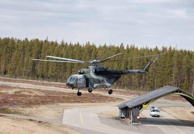 Mi-171Š během HTIC 2014