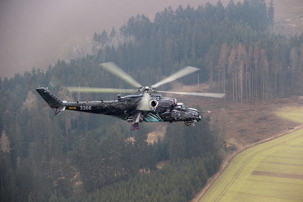 Mi-35 z 221. vrtulníkové letky s legendární kamufláží
