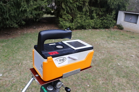 Mobilní Geiger měří hodnoty radiace