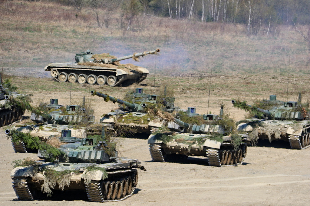 Modernizované tanky T72M4CZ