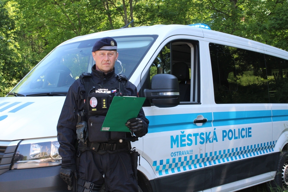 Nadporučík René Petr - strážník městské policie