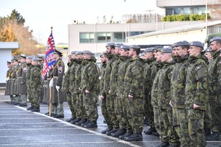 Nástup jednotek 14. pluku