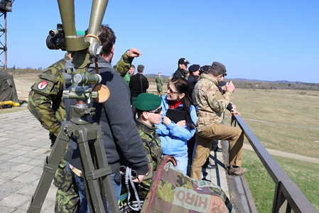 Cvičení sledoval i desátník Lukáš "Hiro" Hirka, příslušník 72. mechanizovaného praporu, který byl 7. září 2012 těžce zraněn při raketovém útoku na základnu Shank v Afghánistánu