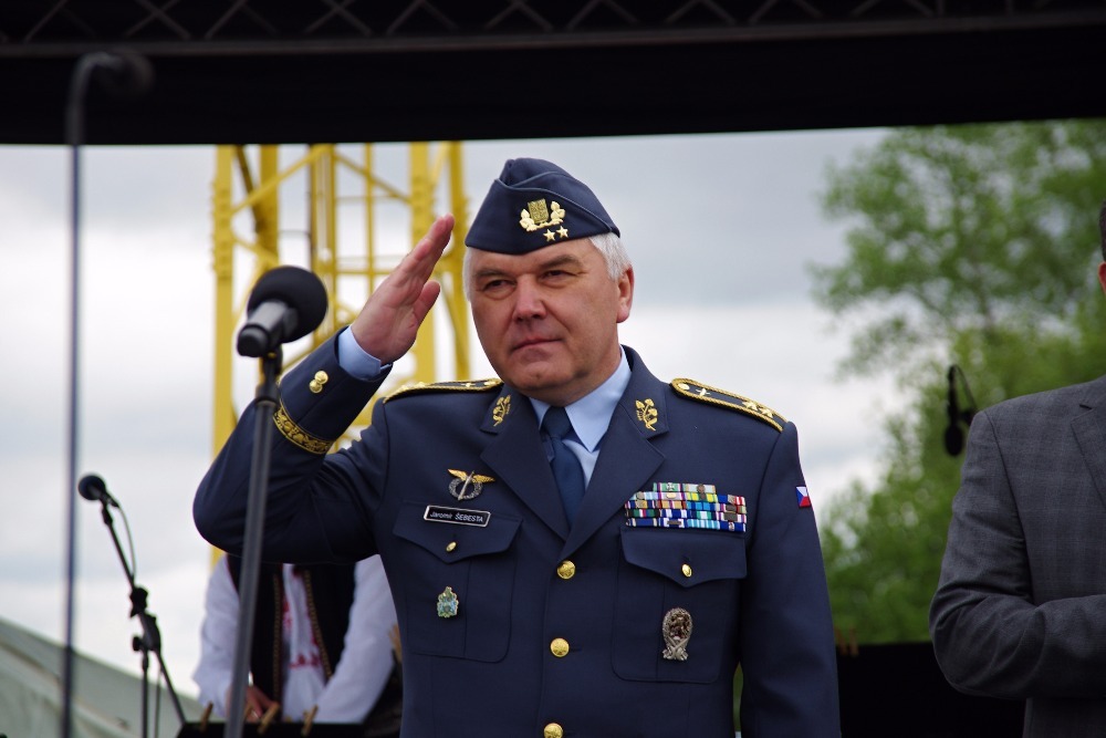 The Commander of Czech Air Force, Major General Jaromir Sebesta
