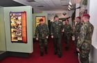 Nedílnou součástí návštěvy  byla i prohlídka historického muzea 4. brigády