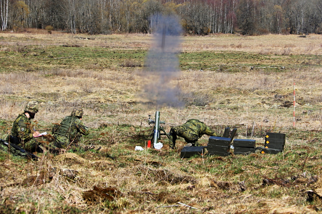 Nepřímá střelba z minometu