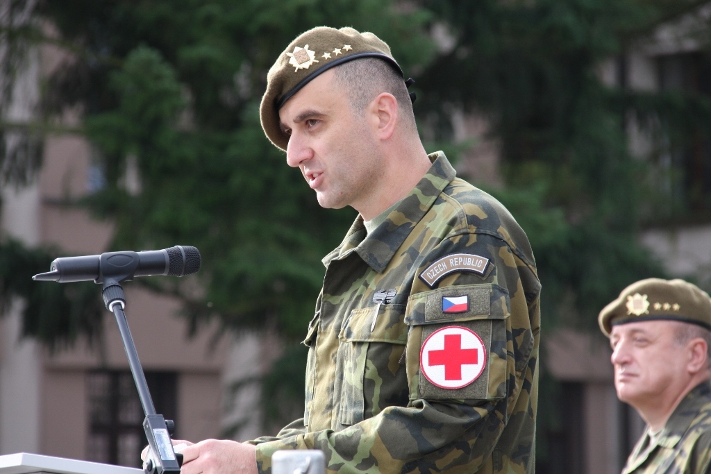 Nový ředitel Sekce vojenského zdravotnictví plukovník Michal Baran 
