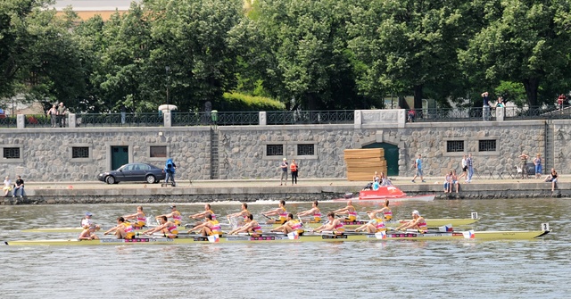 O letošní vítězství  o primátorský štít osmiveslic se svedl boj do posledním centimetrů