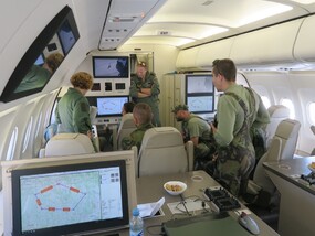 Předletová kontrola pozorovacího letounu A319 OH