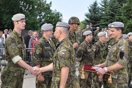 Vojáci 14. brigády logistické podpory oslavili 7 let od vzniku útvaru