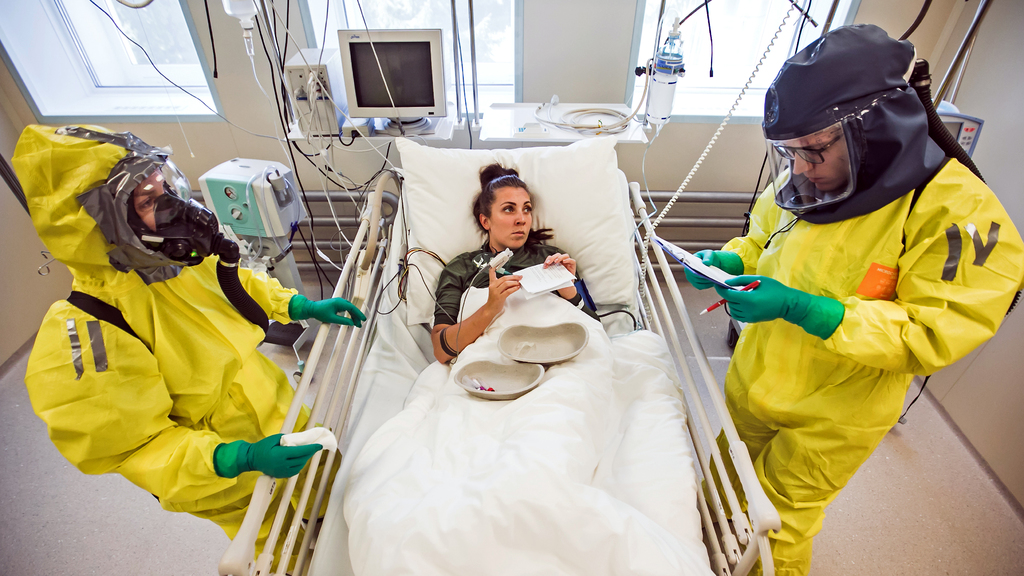 Na epidemii koronaviru jsme připraveni, hlásí ze speciální armádní nemocnice