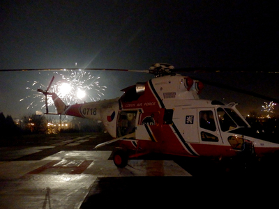 Jak letecký personál prožívá Silvestra na záchrance