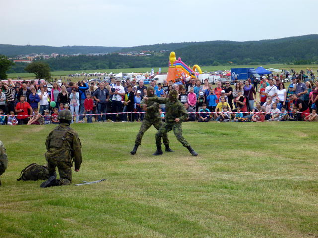 Ukázka systému boje zblízka Musado návštěvníky v Rakovníku zaujala