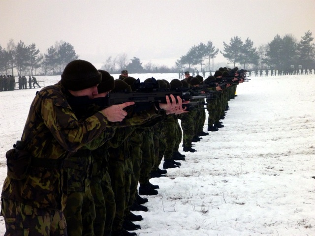 Training with BREN attack rifles