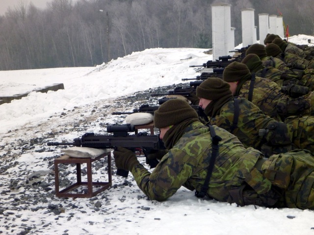 Practicing live firing