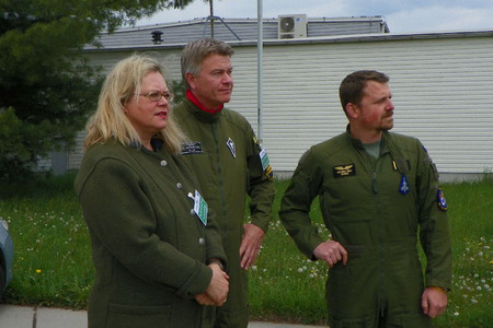 Velvyslankyně Švédského království navštívila letiště v Čáslavi