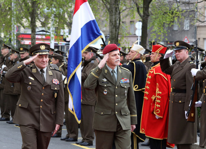 Generál Pavel navštívil Chorvatsko