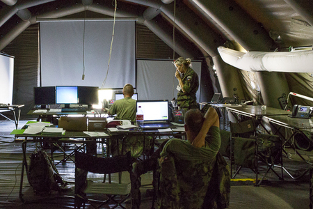 Štáb 4. brigádního úkolového uskupení se připravuje k certifikaci v Německu