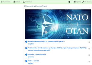 Náhledy do e-learningového kurzu vojáku aktivní zálohy