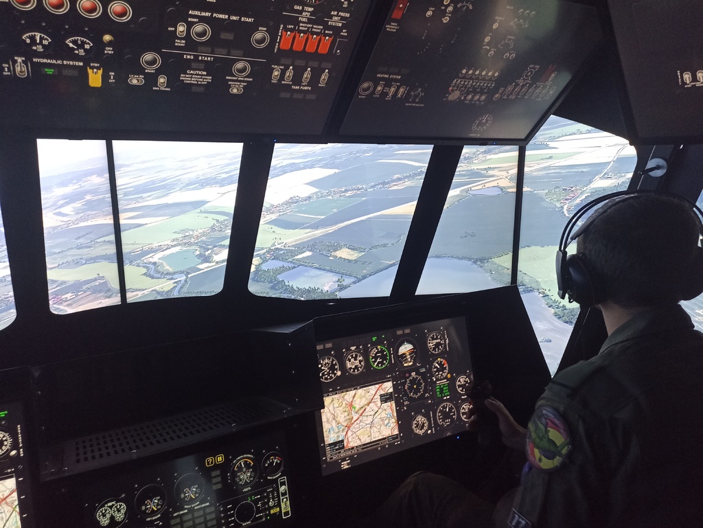 Pilot při plnění úkolů operace