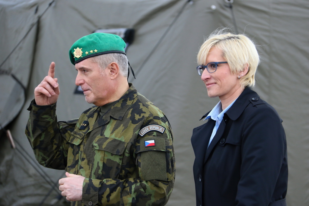 Plukovník Hrabec byl po zásluze spokojený s průběhem celého výcviku