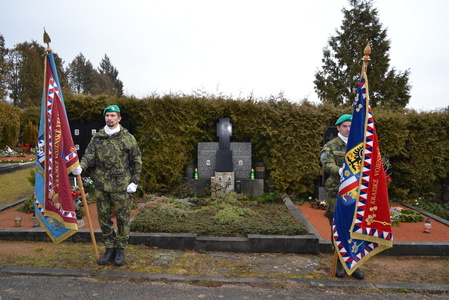 Ostravští záložníci uctili památku podplukovníka Josefa Otiska