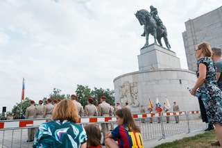 Den ozbrojených sil připomněl odkaz československých legionářů i službu dnešních vojáků